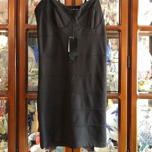 Cute body con black dress